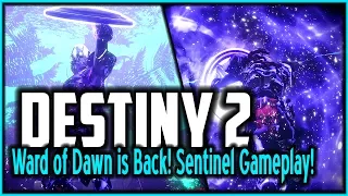 DESTINY 2 ✦ Ward of Dawn is Back! New Titan Sentinel Gameplay!