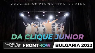 DA Clique Junior | FrontRow | World of Dance Bulgaria 2022 | #WODBG22