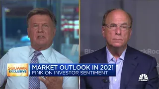 BlackRock CEO Larry Fink says he's 'incredibly bullish' on markets