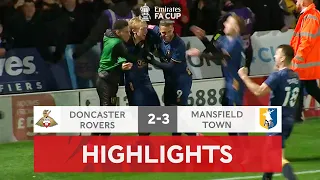 Lapslie Scores Two In Comeback Win | Doncaster Rovers 2-3 Mansfield Town | Emirates FA Cup 2021-22