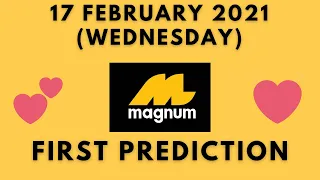 Foddy Nujum Prediction for Magnum 4D - 17 February 2021 (Wednesday)