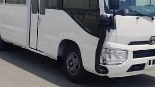 Toyota COASTER bus ride high speed 155/160 on M.Bhai powerful engine