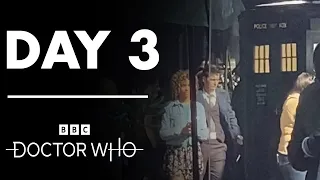 DAY 3 OF DOCTOR WHO FILMING! | 60TH ANNIVERSARY | Doctor Who Filming Update!