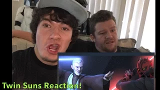 Star Wars Rebels - 3x20 - Twin Suns - REACTION! [Darth Maul Vs Obi-Wan Kenobi]