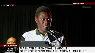 ANC Deputy President Paul Mashatile addresses NUM congress