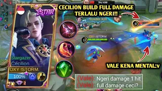 NGERI DAMAGE!! BUILD CECILION FULL DAMAGE - BUILD CECILION TERSAKIT 2022 - MOBILE LEGENDS