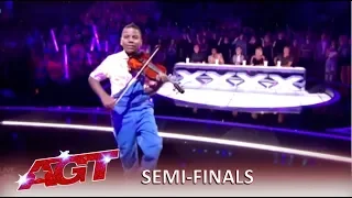 Tyler Butler-Figueroa: Simon's Golden Buzzer KILLS His Violin! | America's Got Talent 2019