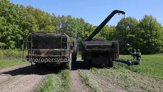 Iskander missile hits a Ukrainian target
