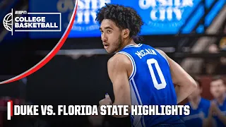 Duke Blue Devils vs. Florida State Seminoles | Full Game Highlights | ESPN College Basketball