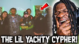 THE LIL YACHTY CYPHER! | The Concrete Cypher: Draft Day, DC2TRILL, Camo! & Karrahbooo (REACTION)