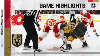 Flames @ Golden Knights 2/23 | NHL Highlights 2023