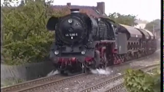 Auf dem Führerstand: - mit  44 1486 von Halberstadt nach Ilsenburg 1992