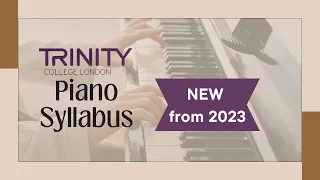 Trinity NEW Piano Syllabus from 2023