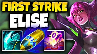 Rank #1 Elise accidentally takes FIRST STRIKE on Elise in HIGH ELO! (This game was CRAZY)
