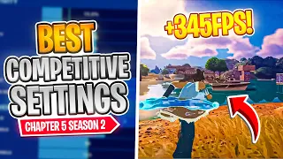 The BEST Competitive Settings in Fortnite SEASON 2! 🔧 (Best FPS Settings & Tweaks)