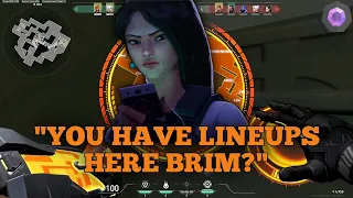 "You have lineups here brim?" This Is How To Carry A Whole Team With Brimstone Lineups