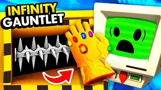 Destroying The INFINITY GAUNTLET With HUGE SHREDDER (Job Simulator VR Funny Gameplay)