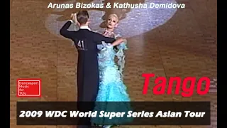 (Tango) Arunas Bizokas & Kathusha Demidova 2009 WDC World Super Series Asian Open Pro Ballroom