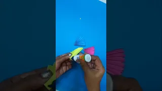 Paper hand fan making easily