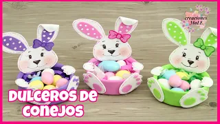 DULCEROS DE CONEJOS || RECICLADO || DÍA DE PASCUA