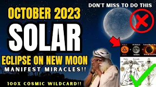 ✅The Secrets You Don't Know Of Solar Eclipse October 2023 | Solar Eclipse in Libra