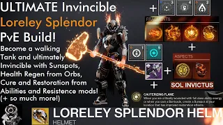 Destiny 2: The ULTIMATE Invincible Titan Loreley Splendor PvE Build! (Build Breakdown & Showcase)