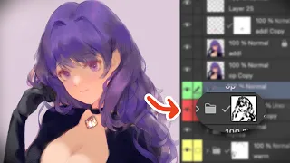 My digital art process explained in 4 minutes