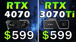 RTX 4070 vs RTX 3070 Ti | REAL Test in 14 Games | 1440p | Rasterization, RT, DLSS, Frame Generation