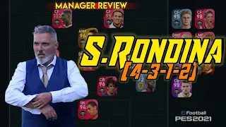 Manager S.Rondina(4312) Review Pes21 | Best Manager For Online🔥