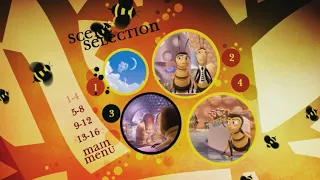 Bee Movie - DVD Menu Walkthrough (Disc 1)
