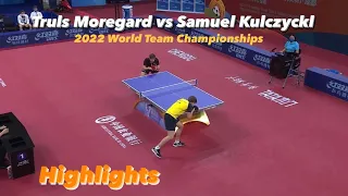 Truls Moregard vs Samuel Kulczyckl | 2022 World Team Championships (MT-Group) Highlights