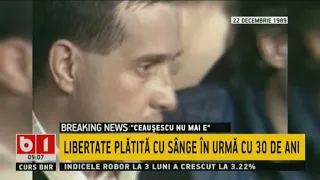 22 DECEMBRIE 1989, ZIUA LIBERTATII. LIBERTATEA PLATITA CU SANGE DE ROMANI - 22 DEC 2019