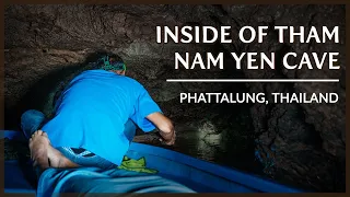 Inside Tham Nam Yen Cave in Phattalung 🇹🇭