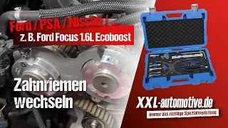 Zahnriemenwechsel mit Spezialwerkzeug bei Ford Focus 1.6L Ecoboost