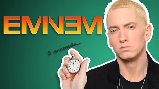 Guess the EMINEM Song in 5 seconds! | MUSIC QUIZ | GUESS THE SONG