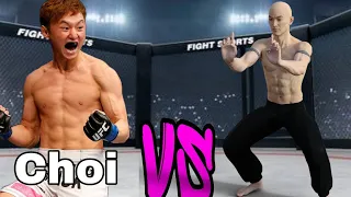 UFC4 | Dooho Choi vs Kung Fu Monk (EA Sports UFC 4) wwe mma