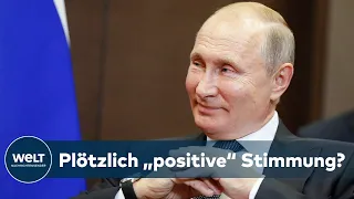 ÜBERRASCHENDES SIGNAL: Putin sieht "positive Veränderungen" bei Ukraine-Verhandlungen| WELT Thema