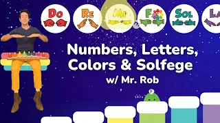 Pipes in C Major | Colors, Numbers & Solfege Sing-a-long w Mr. Rob | Prodigies Music Lessons