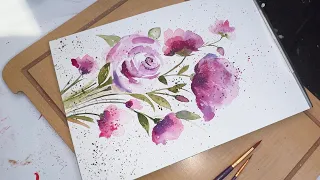 Spring boquet painting