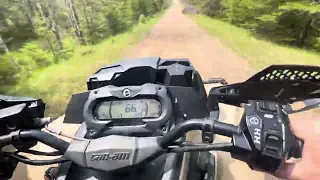 23 outlander XMR RJWC APX Single just cruising dirt roads