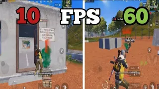 10 FPS vs 60 FPS Challenge | FPS MATTER?? | iPad Mini 5 PUBG Mobile 🔥