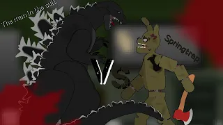 The man in the suit vs Springtrap