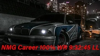 [World Record] Need for Speed : Most Wanted Career 100% NMG 9:32:45 LL ( 9:41:36 RTA )