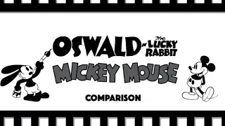 Oswald & Mickey Comparison