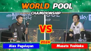 Alex Pagulayan vs Masato Yoshioka | 2024 World Pool Championship | June 04 #worldpoolchampionship