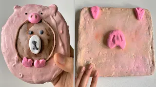 Plaster Clay Cracking & Slime ASMR Video #199