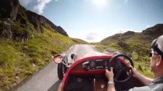 Hardknott Pass by Morgan three Wheeler