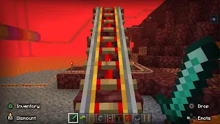 Minecraft roller coaster