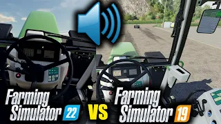 'SOUND COMPARISON' Farming Simulator 19 VS Farming Simulator 22 (English Subtitles)