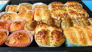 Mini Bread Recipe - Assorted Mini Bread - Roti Unyil